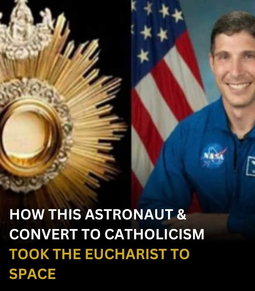SPACE IS CATHOLIC🇻🇦

HOW THIS ASTRONAUT &amp; CONVERT TO CATHOLICISM TOOK THE EUCHARIST TO SPACE

Mike Hopkins was raised in a Protestant family, but married a Catholic woman. Though they were raising their two daughters as Catholics, he wasn’t sure it was for him right away, until
