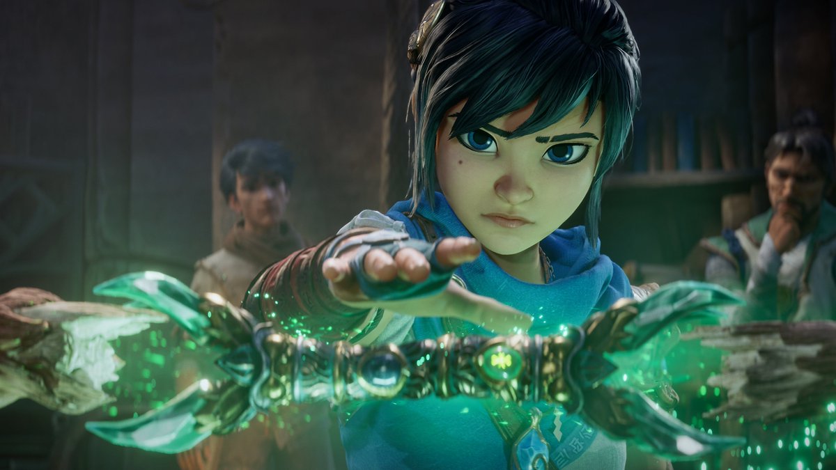 codssjgod's tweet image. Still can’t believe we’re getting a sequel for Kena! #kenascarsofkosmora 😭🤧😭