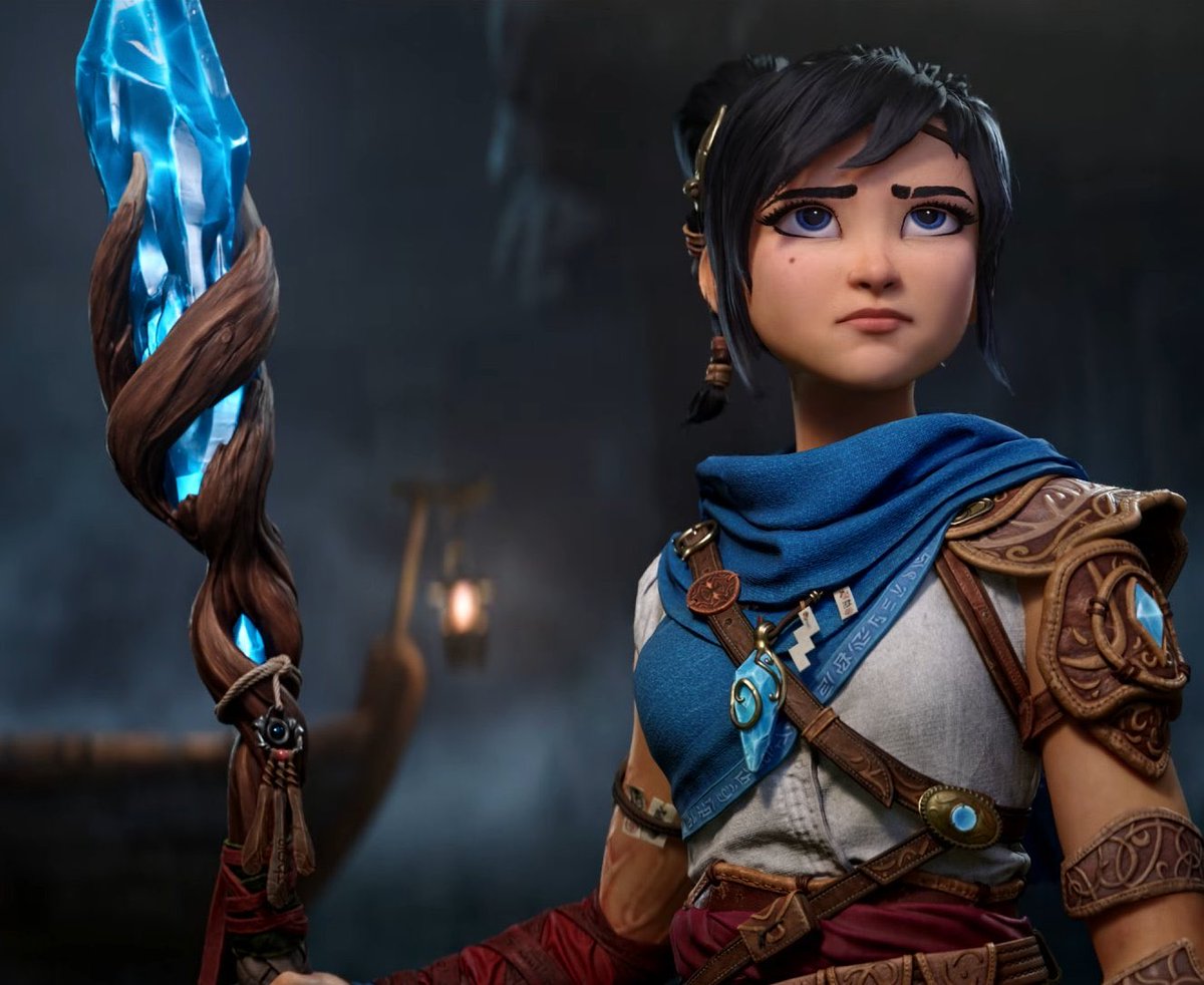 codssjgod's tweet image. Still can’t believe we’re getting a sequel for Kena! #kenascarsofkosmora 😭🤧😭