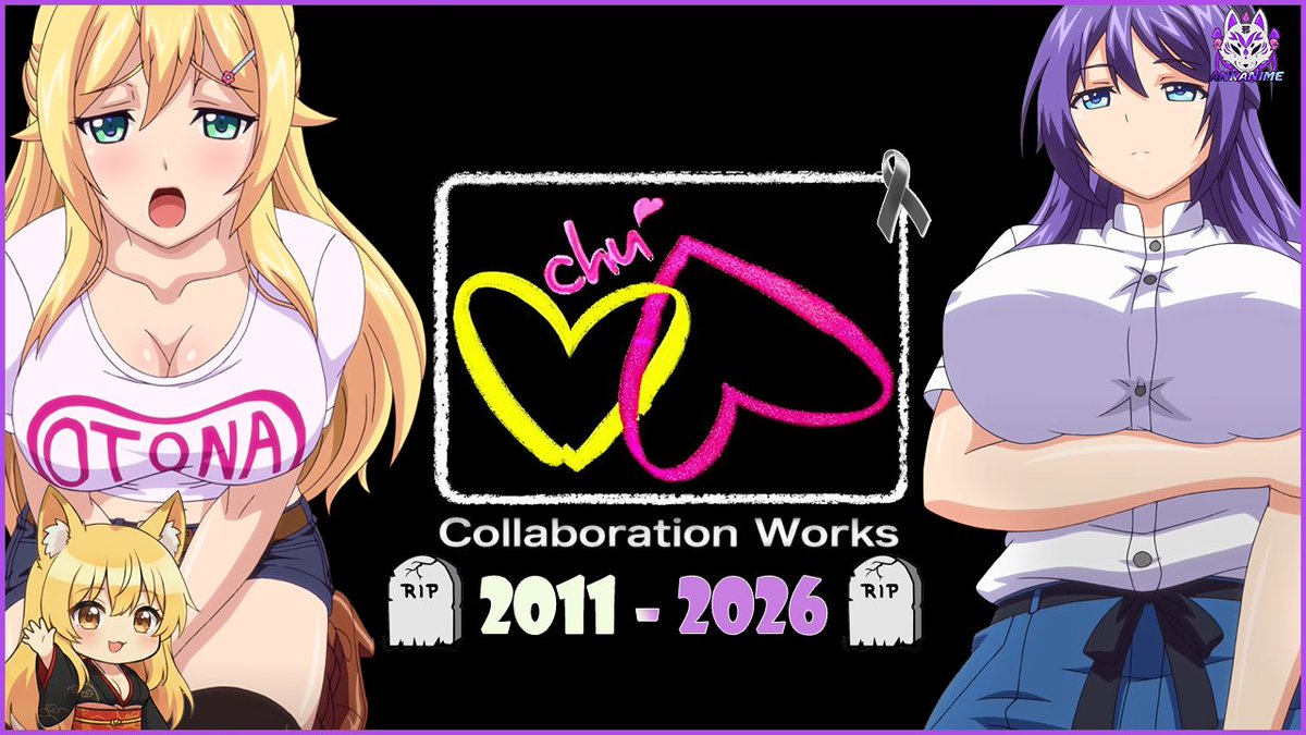 Ankanews25's tweet photo. El final de un grande de la industria H hoy nos dice adios, hasta siempre collaboration works.   Para mas detalles te dejo nuestro video 👉https://t.co/iCWYp4PwJz

#Ankanime #Hentai #collaborationworks https://t.co/t4pKCjPe4X