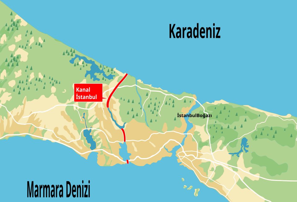Kanal İstanbul projesi bakanlık tarafından onaylandı.