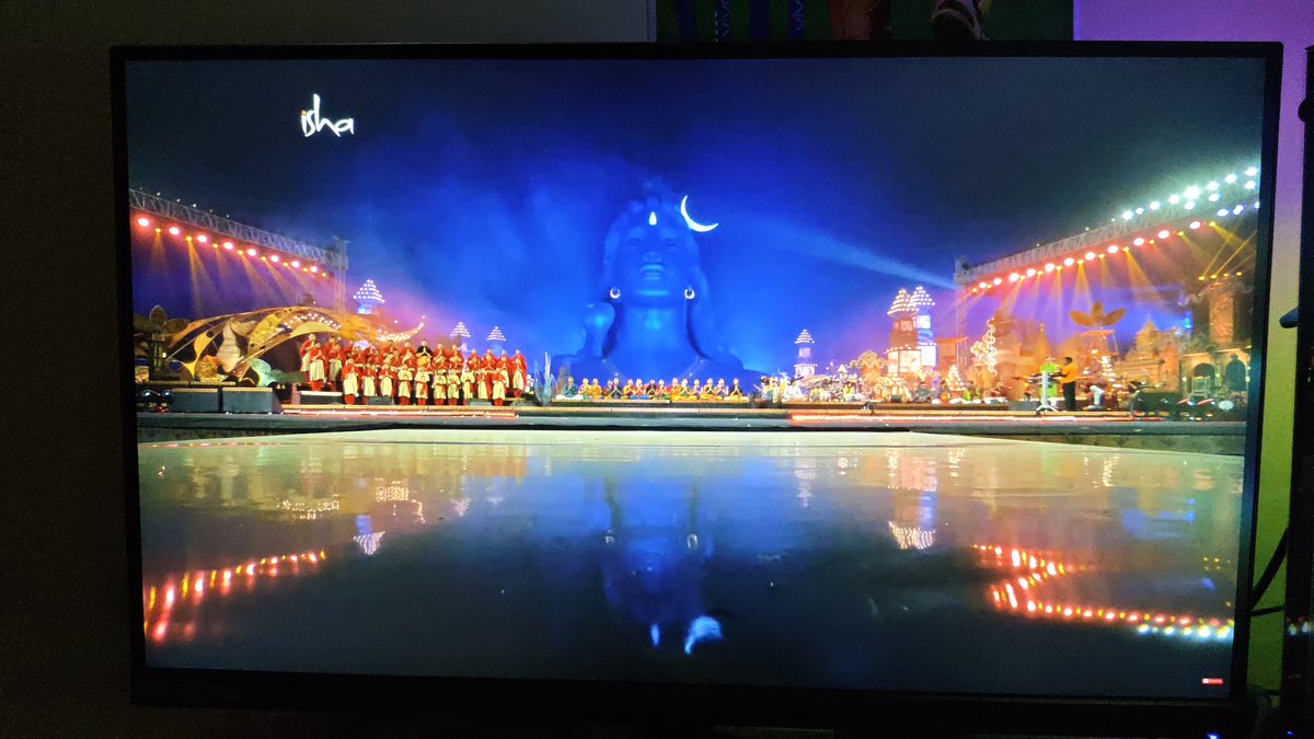 just__ramesh's tweet photo. #poweredbyadhiyogi #Mahashivratri2026 
Tuned in with @SadhguruJV #HarHarMahadevॐ 🕉️📿 https://t.co/obJ4TakFc7