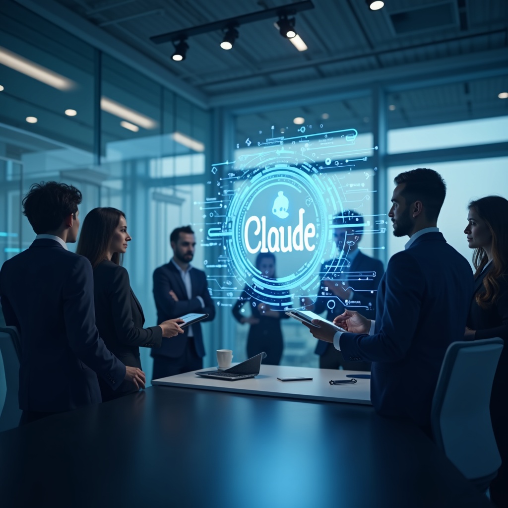 Surotechnology's tweet photo. 🤖 Claude AI: Revolutionizing workplace collaboration by making teams smarter, faster, and more connected. Boost productivity with intelligent AI assistance! #AIProductivity #FutureOfWork https://t.co/t10BjoOhoO