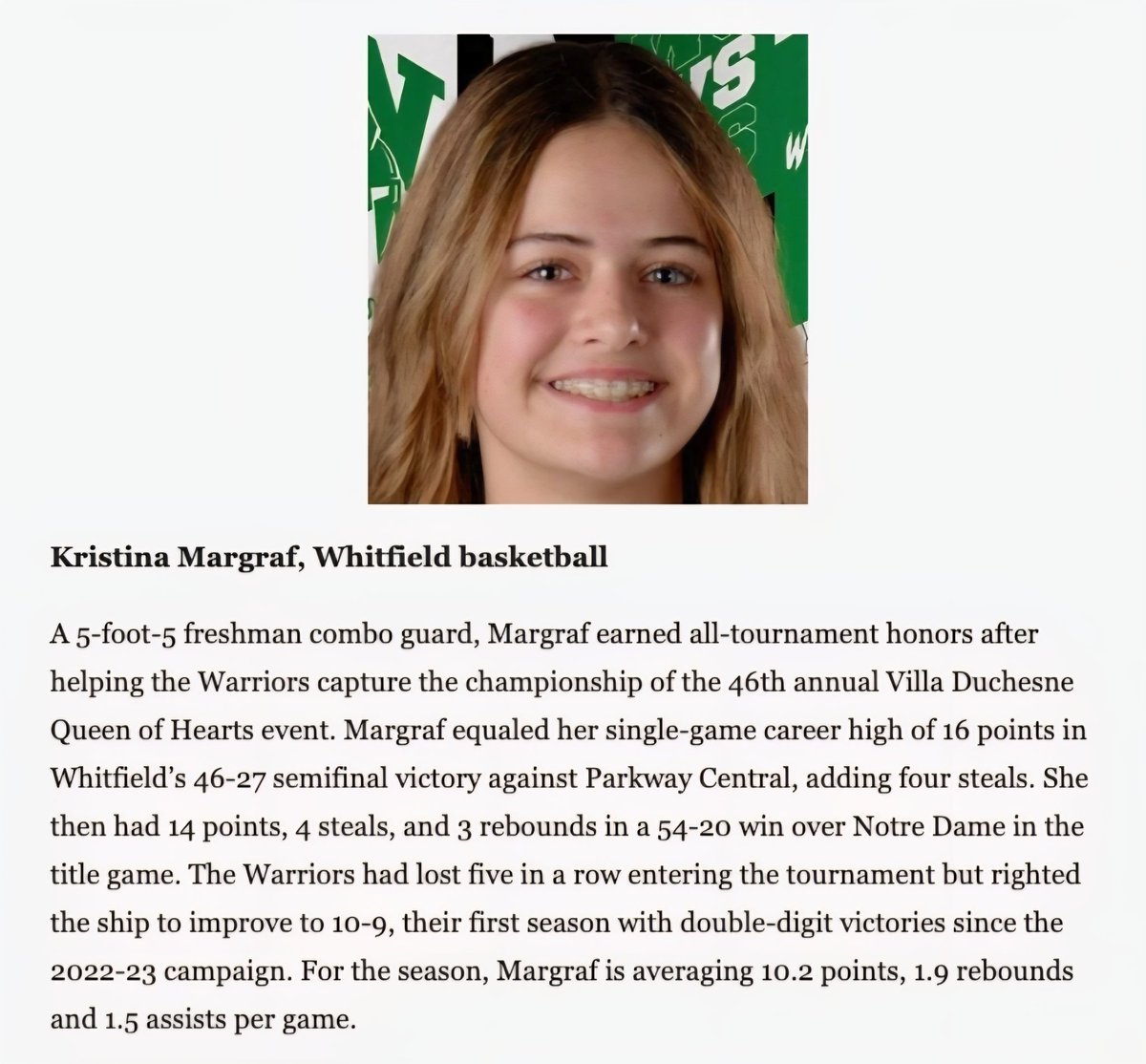 Whitfield Girls Basketball tweet media