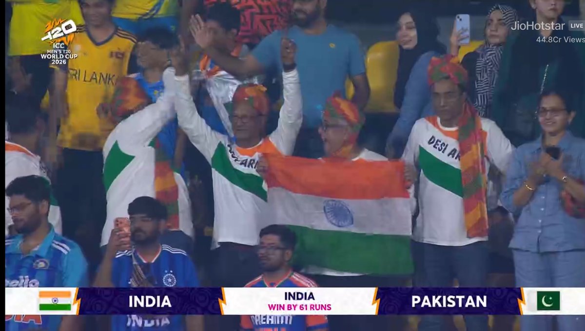 Done and Dusted 👌. 

Ind vs Pak = No rivalry❌

Ind vs SA vs Aus vs Nz =  Rivalry ✅

#INDvsPAK 
#PAKvIND 
#T20WorldCup2026