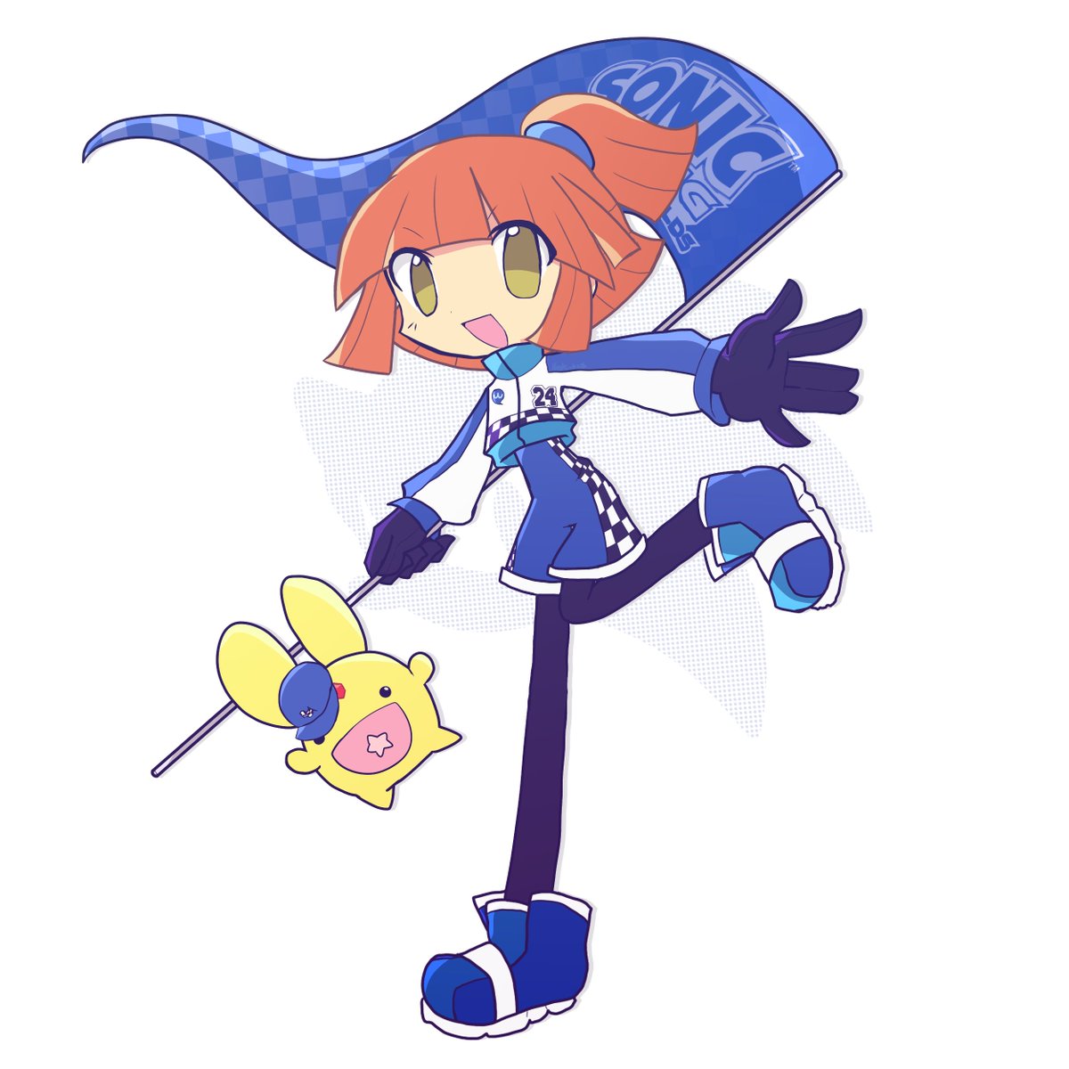 i was playing sonic racing crossworlds but felt like someone was missing.. #Arle4Crossworlds #ぷよぷよ