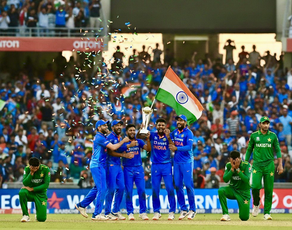 India win the match by 61 Runs

India vs Pakistan
Look at this 😜😜🤪
Pak   (114) ALL OUT
#INDvsPAK