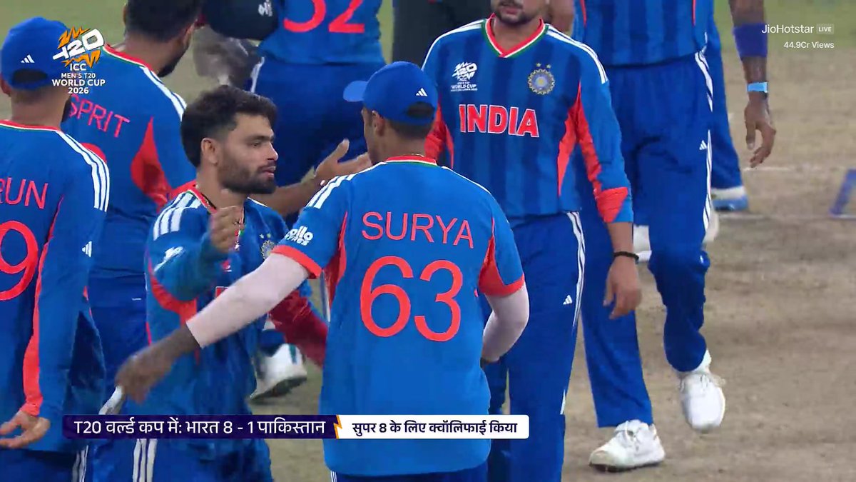 COLOMBO IS BLUE! 🇮🇳💙

A masterclass from Team India to maintain the streak 🔥🔥!

🏏 Ishan Kishan: 77 (40) - The Pocket Dynamo was unstoppable! 🔥 Bumrah &amp; Pandya: Ripped through the top order in the Powerplay. 🪄 Axar &amp; Kuldeep: Spun a web that Pakistan couldn't escape.