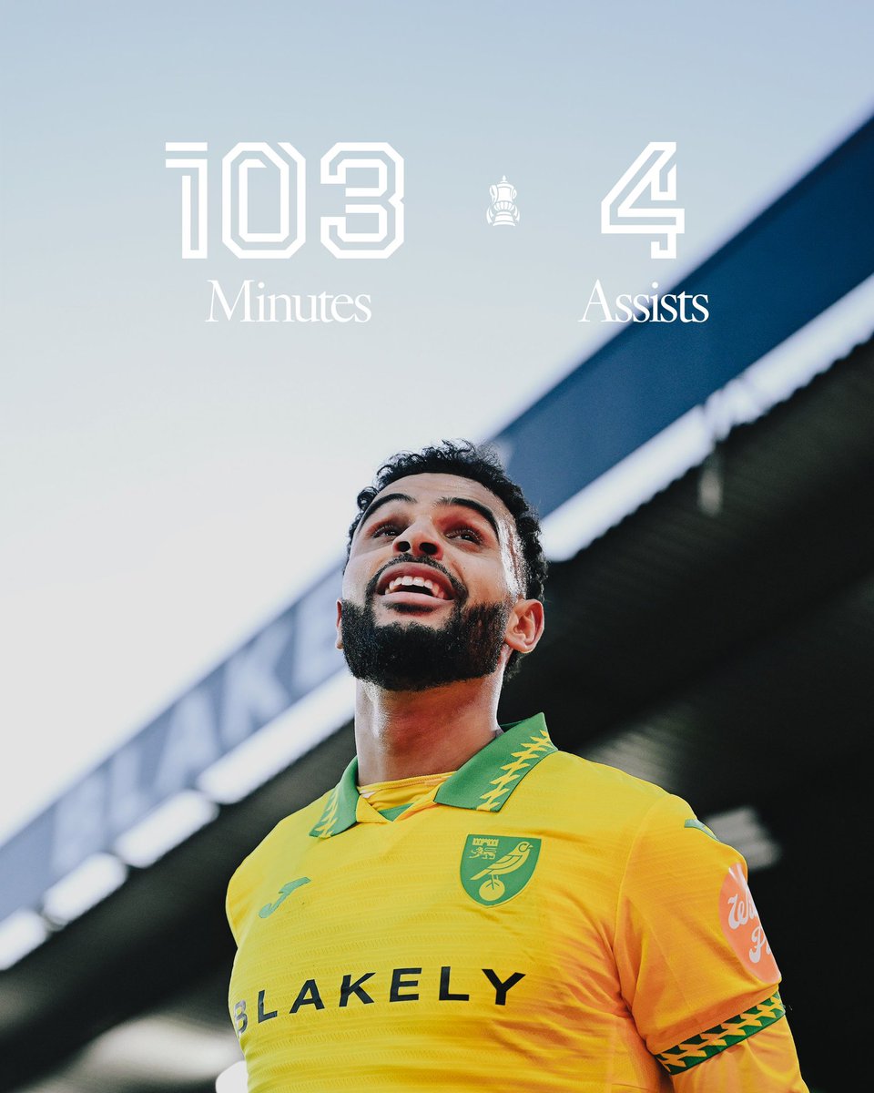 🚨 Anis Ben Slimane compte 4 passes décisives pour 103 minutes de jeu en FA Cup. 🇹🇳⏱️🎯

• Aucun autre joueur ne fait mieux dans la compétition. 

• Meilleur total pour un joueur de Norwich City en FA Cup depuis 30 ans. 💛💚

📸 <a href="/NorwichCityFC/">Norwich City FC</a>