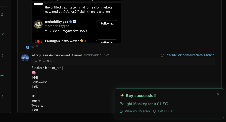 TradeWithMesh's tweet photo. V2.1 of the Mesh dApp has been released and is now available for use. 

What does this update contain?

- Laddered limit orders for both Stop Loss and Take Profit capability.

- Configurable SL/TP levels via both market cap and token price.

- Toast notifications for buys now have a quick button to configurable SL/TP so you can set them directly after buying within the dApp.

- OCO capability.

- Auto-execution polled every ~3s for rapid transaction landing; built for the volatility of the Solana trenches.