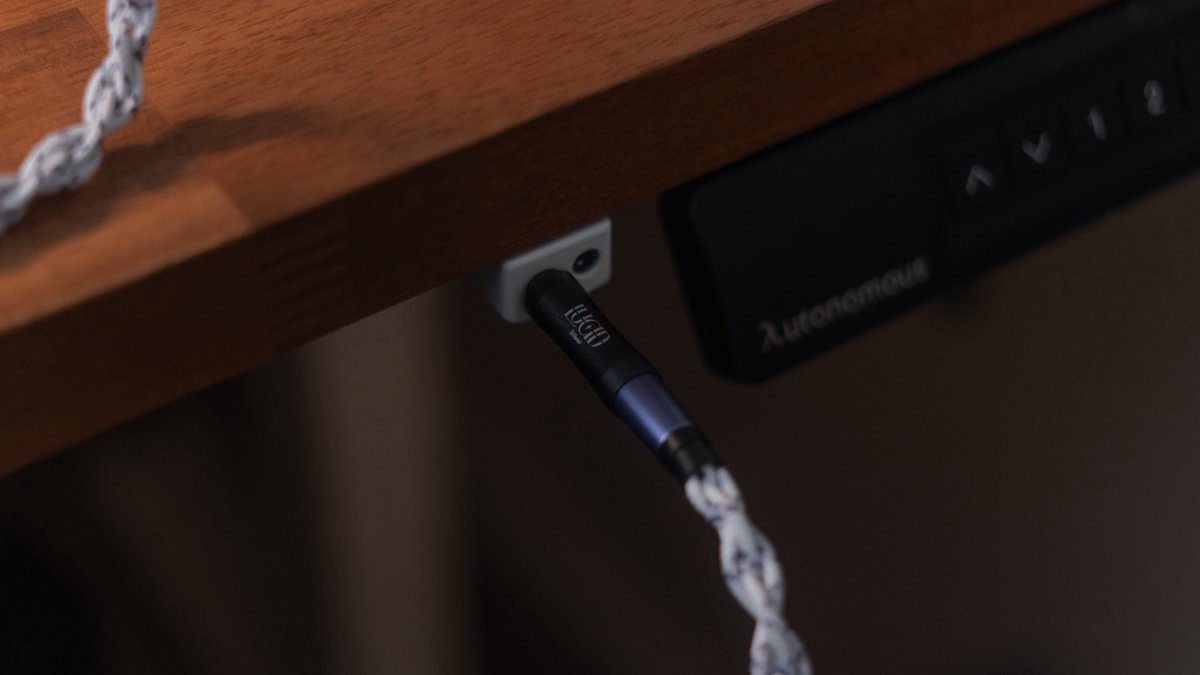 Mounted my Soncie Meory DAC/AMP under the desk. 

Cool thing is Teks Lucids and Padsmiths IEMs use the same 4.4mm/3.5mm connectors. Can just leave one in and interchange with ease. 

Been using both and they both sound great.