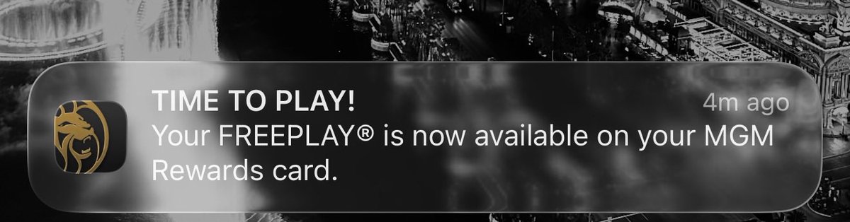My fave notification!