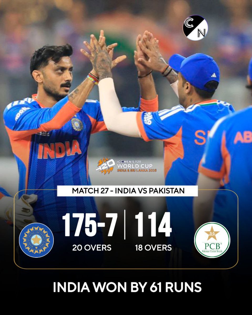Pressure Game? No Problem! India Owns The Pakistan

#T20WorldCup #T20WorldCup2026  #INDvsPAK  #SuryakumarYadav  #india #criccnation