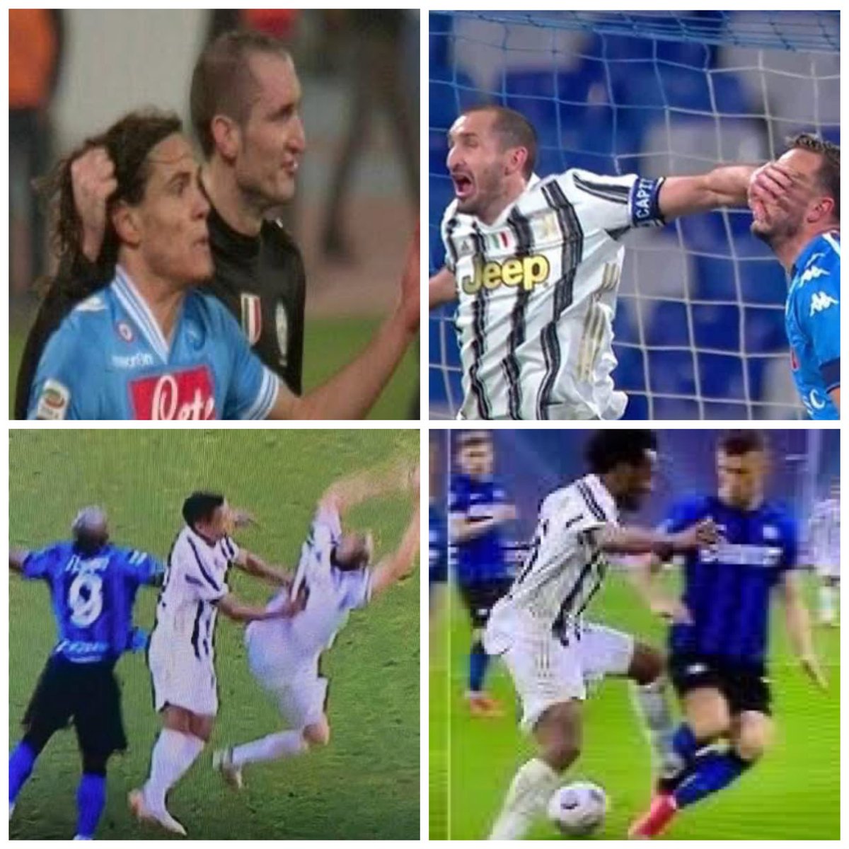 vicio_91's tweet photo. Il #Chiellini di ieri sera che ha dichiarato che é inaccettabile quanto successo, è lo stesso Chiellini di queste foto? 
#DerbydItalia #InterJuventus #Inter #Juventus https://t.co/vheQ1emCBW