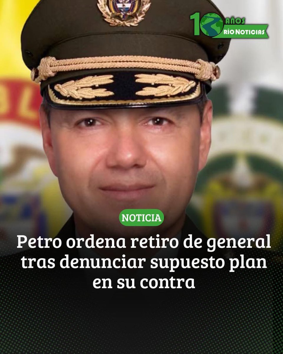 🚨 OJO AL DATO: La cabeza del Gral. Urrego fue el precio por no prestarse a reuniones oscuras de Benedetti. El General protegió a sus escoltas de ambientes con sustancias y conspiraciones contra candidatos. Lo sacan por ser un oficial íntegro que no aceptó órdenes raras #Colombia