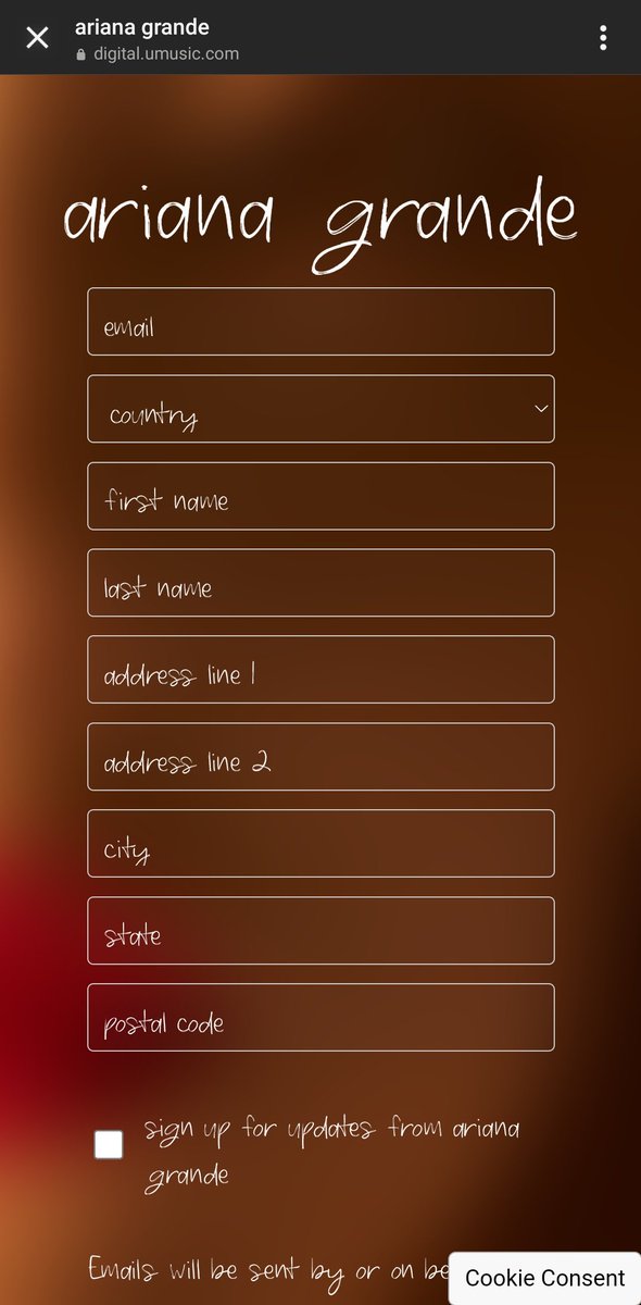they should have sent the presale links to the people who signed up for this instead.