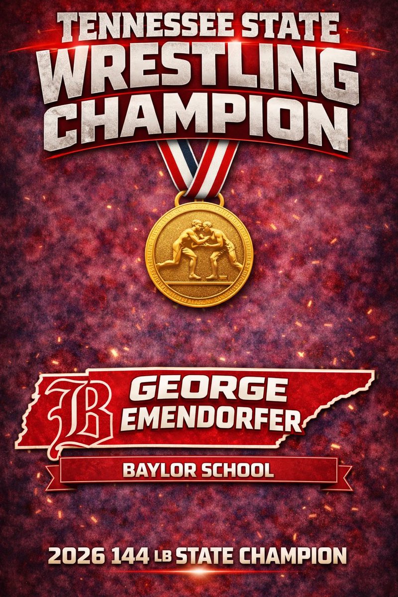 Congratulations to George Emendorfer, state champion in the 144-pound weight class!

<a href="/RaiderRecap/">Baylor School Sports</a>