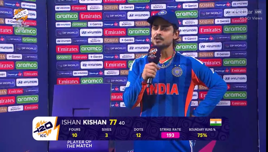 🚨All the batsmen failed on this pitch today. But this boy played such an innings, salute to this boy.🚨🤟🏻🙏🏼

#INDvsPAK 
#IshanKishan