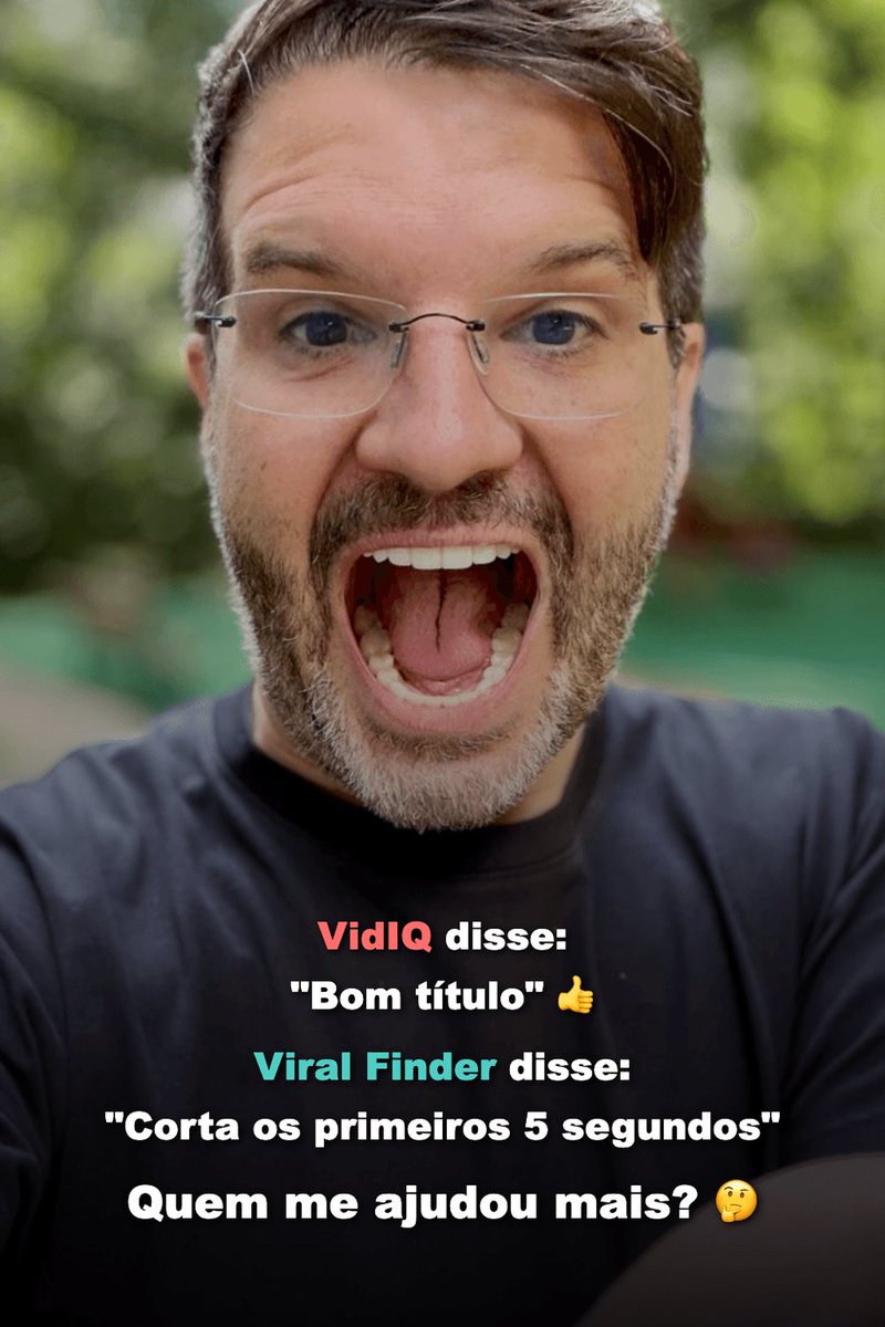 NextlevelDJ's tweet photo. VidIQ disse: "Bom título" 👍

Viral Finder disse: "Corta os primeiros 5 segundos"

Quem me ajudou mais?

Resultado: de 12K pra 340K views 🚀

https://t.co/2RDIZMItju https://t.co/h11aV70pJv