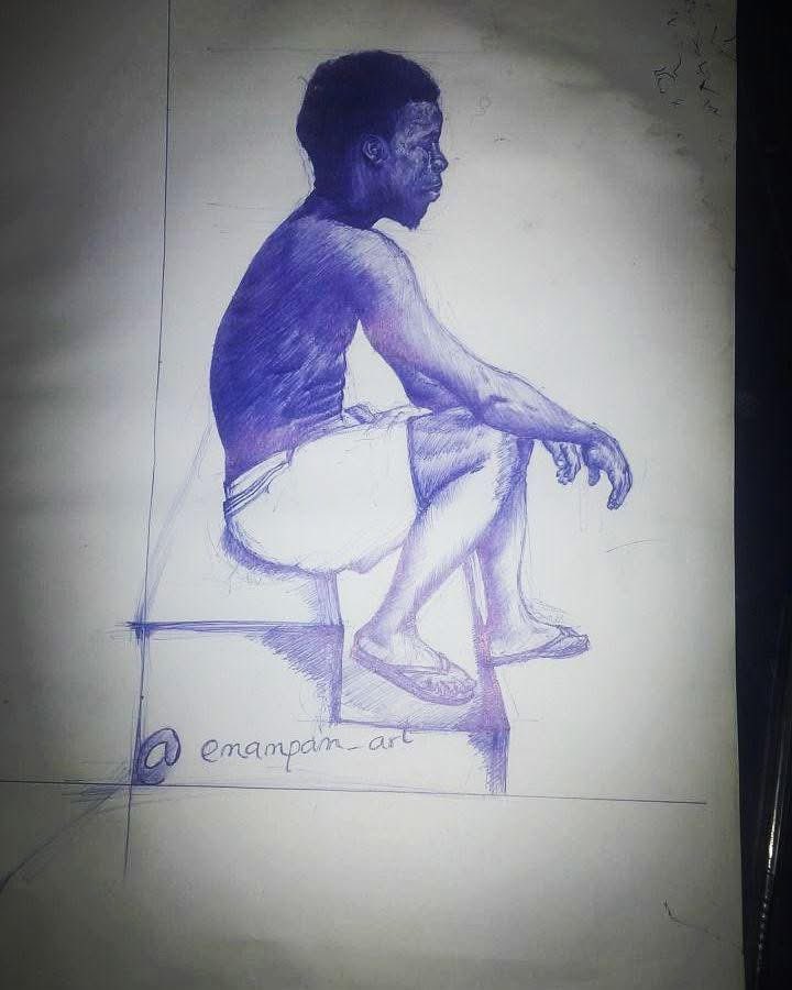 AkoloEmma's tweet photo. 10 years ago, a single ballpoint pen changed everything.

In 2016, it was just a ballpoint pen and a piece of paper. I remember sitting there under the son with Damilare, under the watchful eyes of @humancatalyst_ and @gifted_lilsam , capturing a life drawing that I didn’t know would change my life. I wasn’t planning a career; I was just drawing. Nah. It wasn’t that deep. 

Looking back ten years later, I’m struck by the “what ifs.” What if I hadn’t been challenged to use a pen that day? What if I had been too afraid of judgment to post it? What if I had stayed reluctant?

I’d likely be somewhere else entirely, doing something far less “crazy” and far less fulfilling. Instead, that unplanned moment sparked a decade-long evolution. Through the “on and off” seasons, the shifts in style, and the daily grind at the easel, getting my hands dirty, art has shaped me more than I have shaped the canvas.

Now, ten years into this journey, I am finally ready to share the “current situation” of this story.

Join me for my first solo exhibition: “UNFINISHED NARRATIVES”

This collection is the result of personal struggles, trials, errors, and those quiet, disciplined hours between midnight and dawn. It is a new body of figurative paintings that represent the bricks I’ve been laying, one by one, for a decade.

• Date: March 6, 2026
• Time: 7:00 PM – 9:00 PM
• Location: Niagara Falls Exchange.

Come and experience the progression. The story isn’t finished yet, but I’d love for you to be part of this chapter.