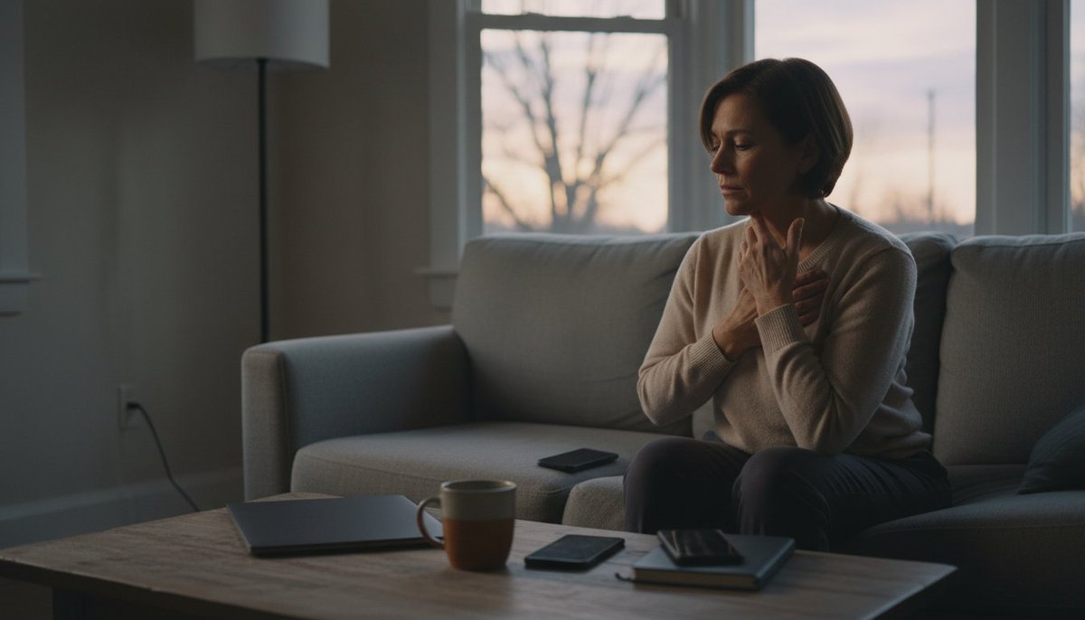 🧵 Your phone rings. You see the name.
Before you consciously think anything, your stomach drops.

You answer anyway: social obligation, guilt, the belief you "should" accept support when it shows up for #FASD.

A few minutes in, you feel it: Tightness all over, frustration,