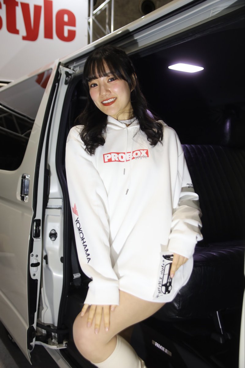 ukiukirock's tweet photo. 世森響ちゃん　オートメッセ大阪2026  初めましてだったけど、話しててめちゃ楽しかった@hibikiyomori https://t.co/3uwRV1Ssbx