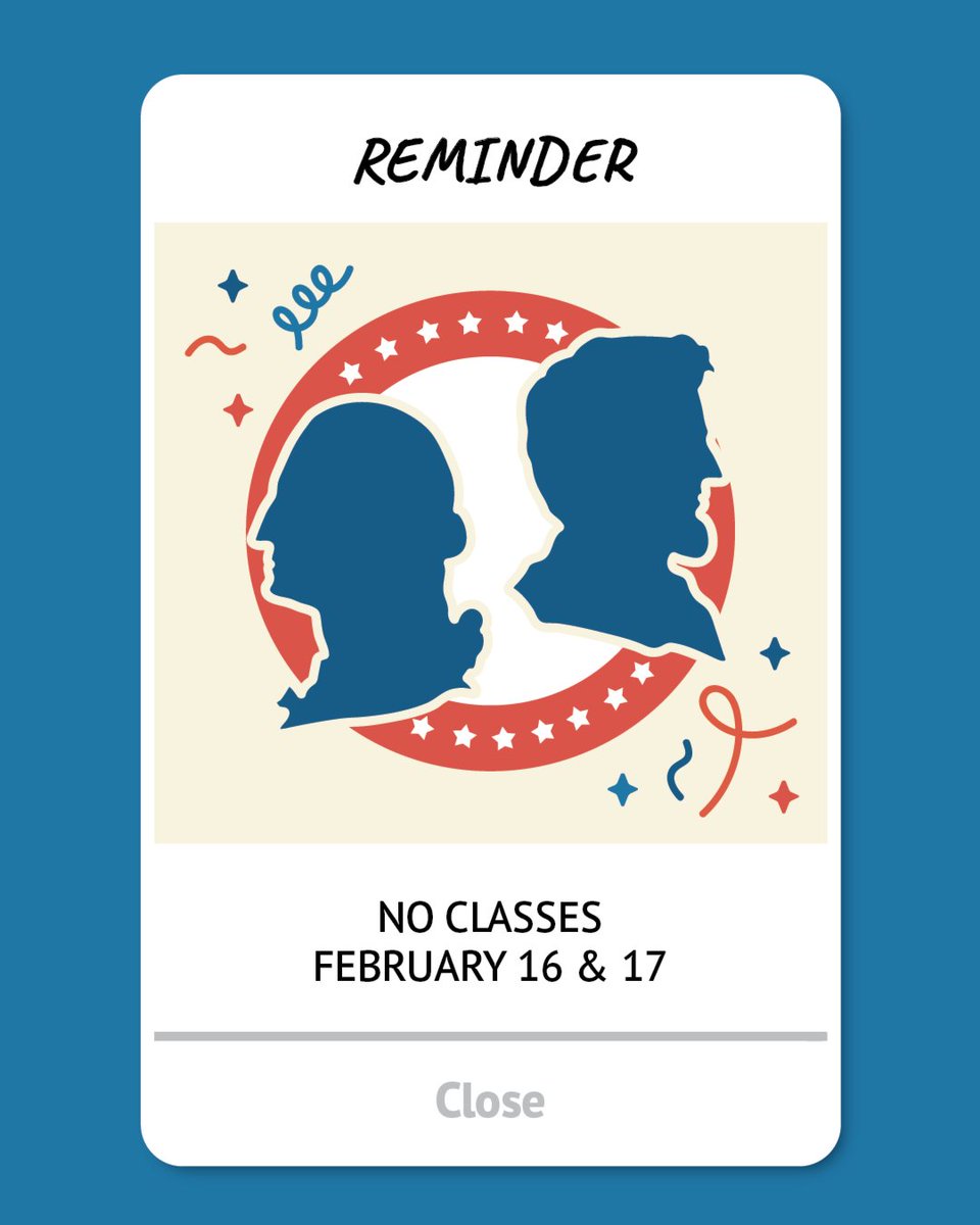BelmontElemen's tweet photo. REMINDER: There will be no classes on Monday, Feb. 16, and Tuesday, Feb. 17, with Tuesday being a district professional learning/planning day. We will see you all back on Wednesday, Feb. 18! #LPSProud https://t.co/e1iMFZtDO5