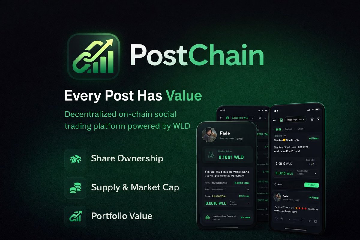 PostCoinOnWorld's tweet image. Will Be live In World app soon. #WorldApp #WorldChain #wld #WorldCoin