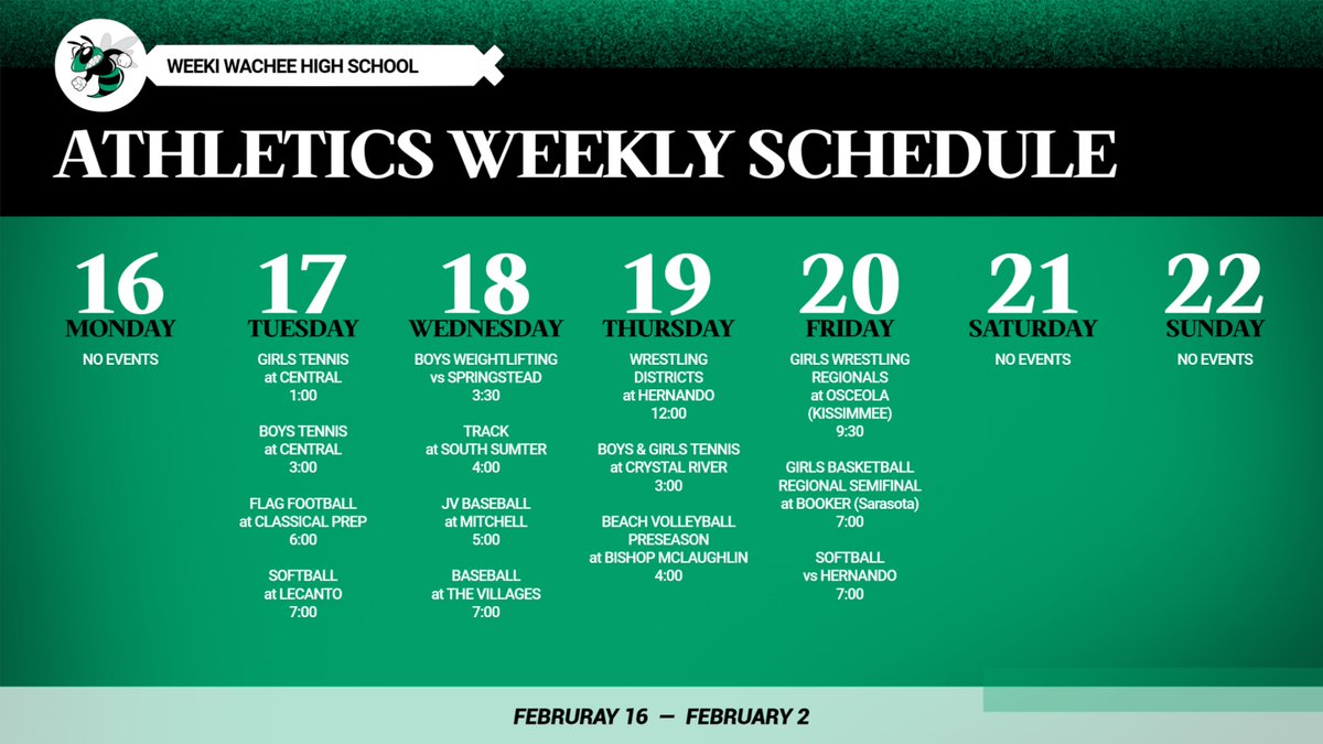 Weeki Wachee Sports tweet media