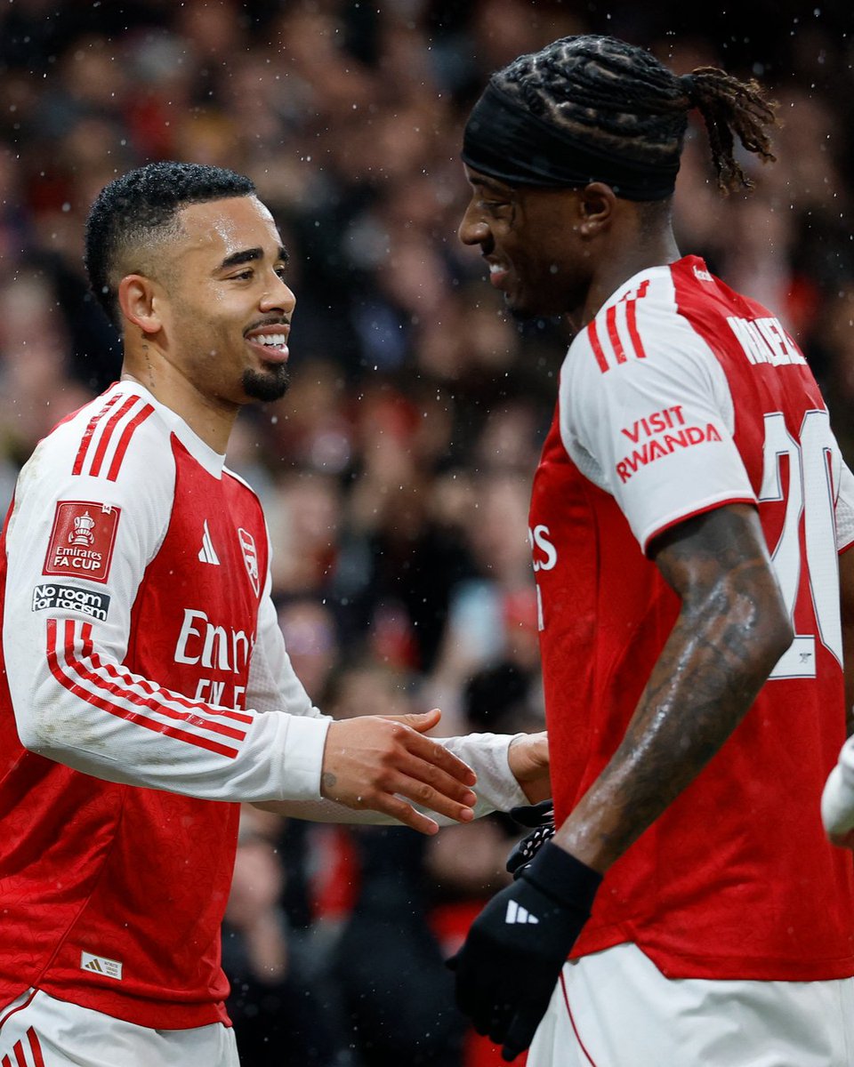 ⚽️ Madueke 11’
⚽️ Martinelli 19’
⚽️ Own goal 23’
⚽️ Jesus 27’

No hanging around from <a href="/Arsenal/">Arsenal</a> as they race into a 4-0 lead inside 27 minutes against Wigan in their FA Cup fourth round tie 😲