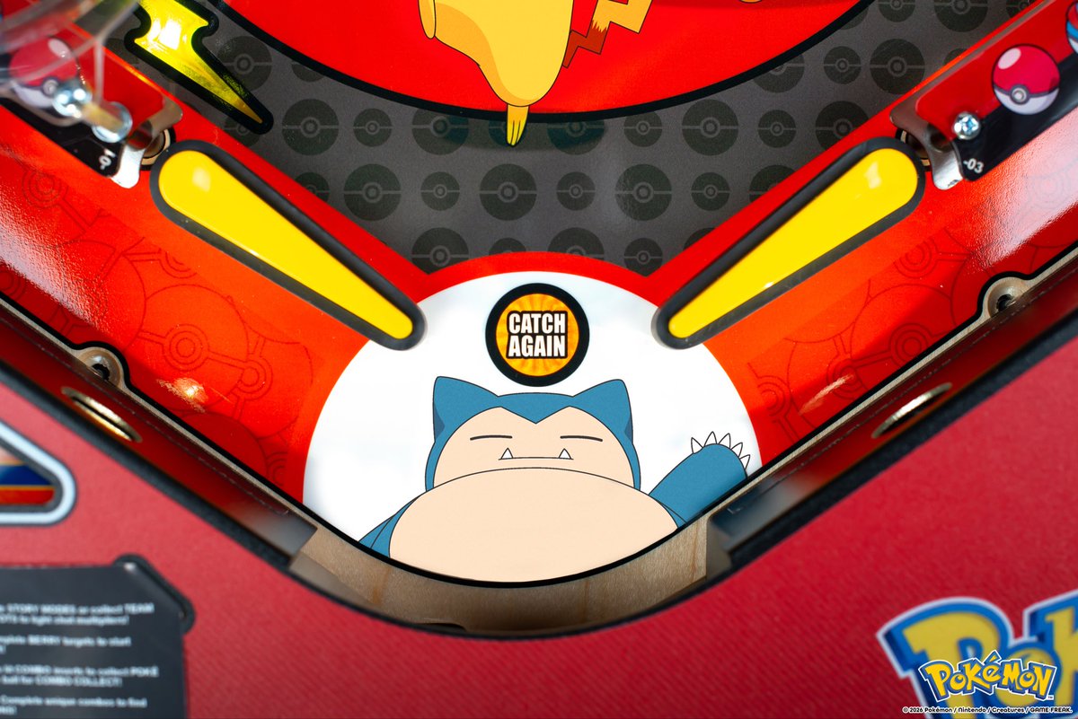 sternpinball's tweet photo. Catch Pokémon, build your ultimate team, and complete your Pokémon collection in Pokémon by Stern Pinball’s Premium Edition model! https://t.co/I5JTln74cQ