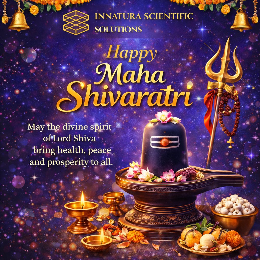 Happy Maha Shivaratri! 🕉️
May this sacred night inspire strength, clarity, and positive transformation.
Wishing you health, peace &amp; prosperity.
- Innatura Scientific

#MahaShivaratri #InnaturaScientific #HealthInnovation #Biotech