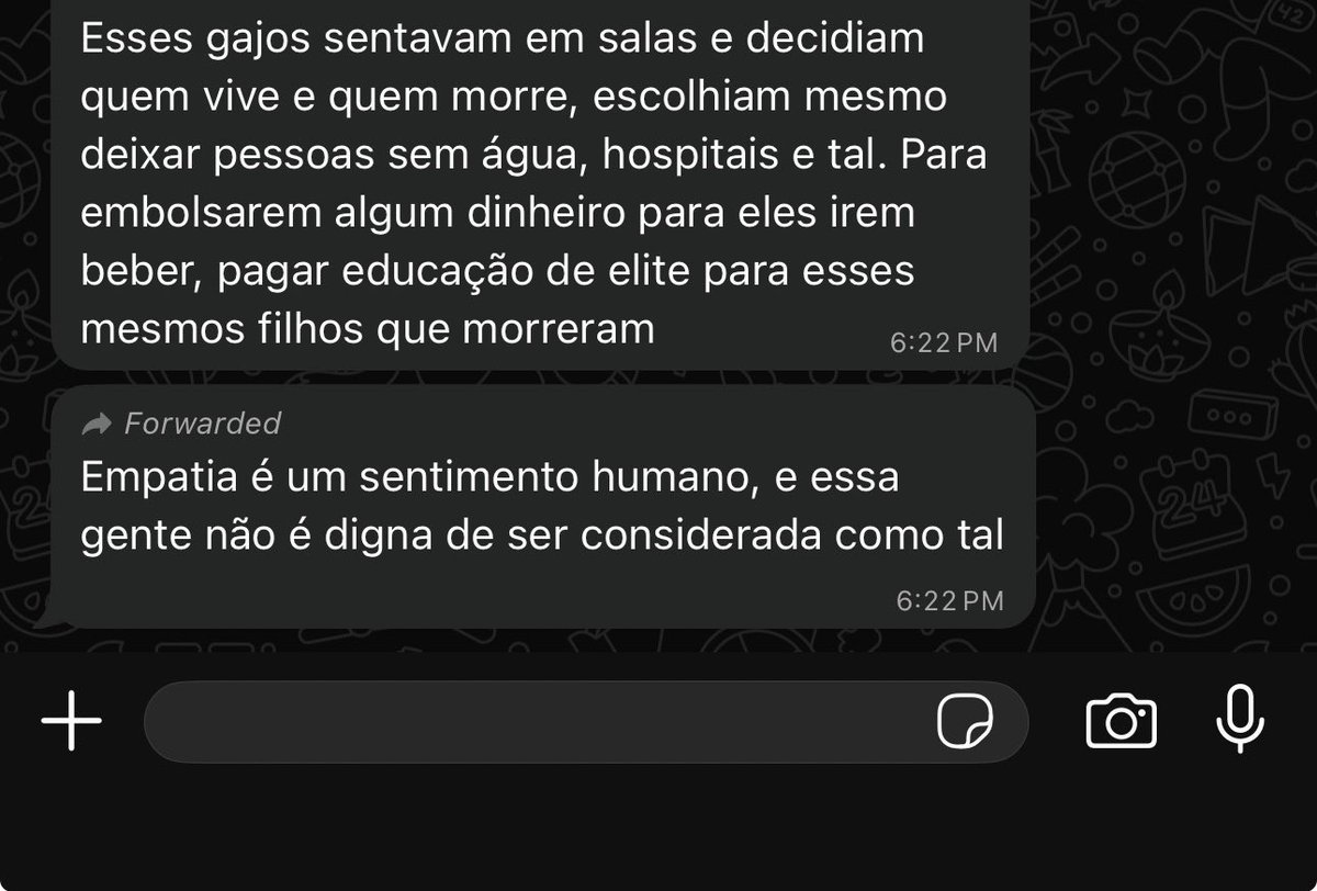 Pouco precisa ser dito em relação a isso.