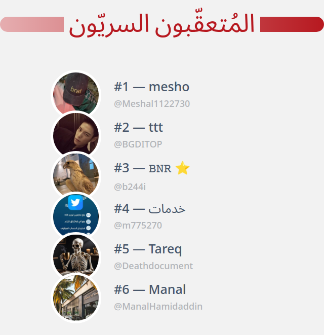 لقد اكتشفت من زار ملفي الشخصي على تويتر!

⠀⬅️ infinitetweet.me/secret-stalker…