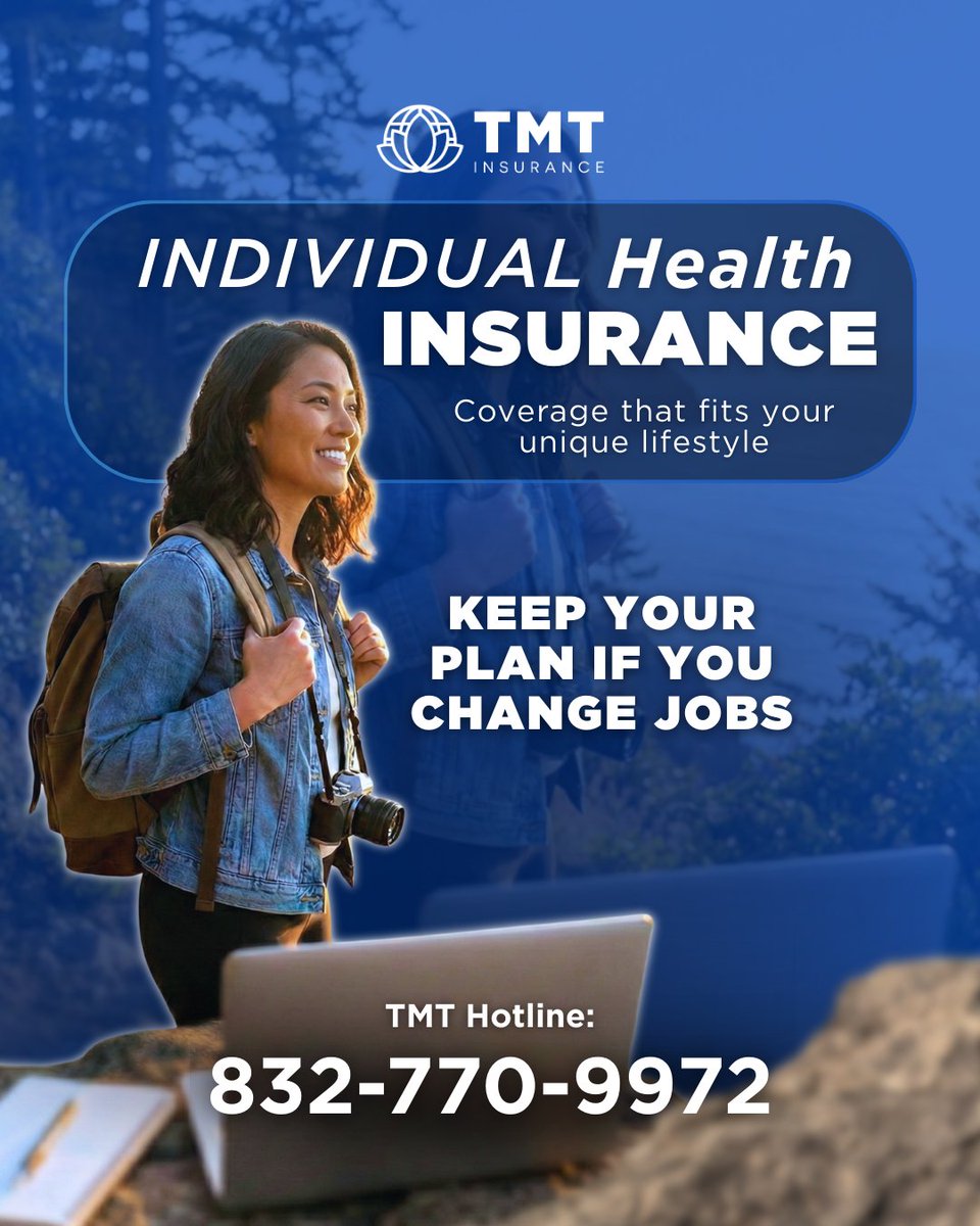 TMT_Insurance's tweet image. Finding the right health insurance does not have to be complicated. TMT Insurance offers individual health insurance plans that give you the freedom to choose coverage that fits your specific lifestyle. 

📞 TMT Hotline: 832 770 9972

#HealthInsurance #IndividualInsurance