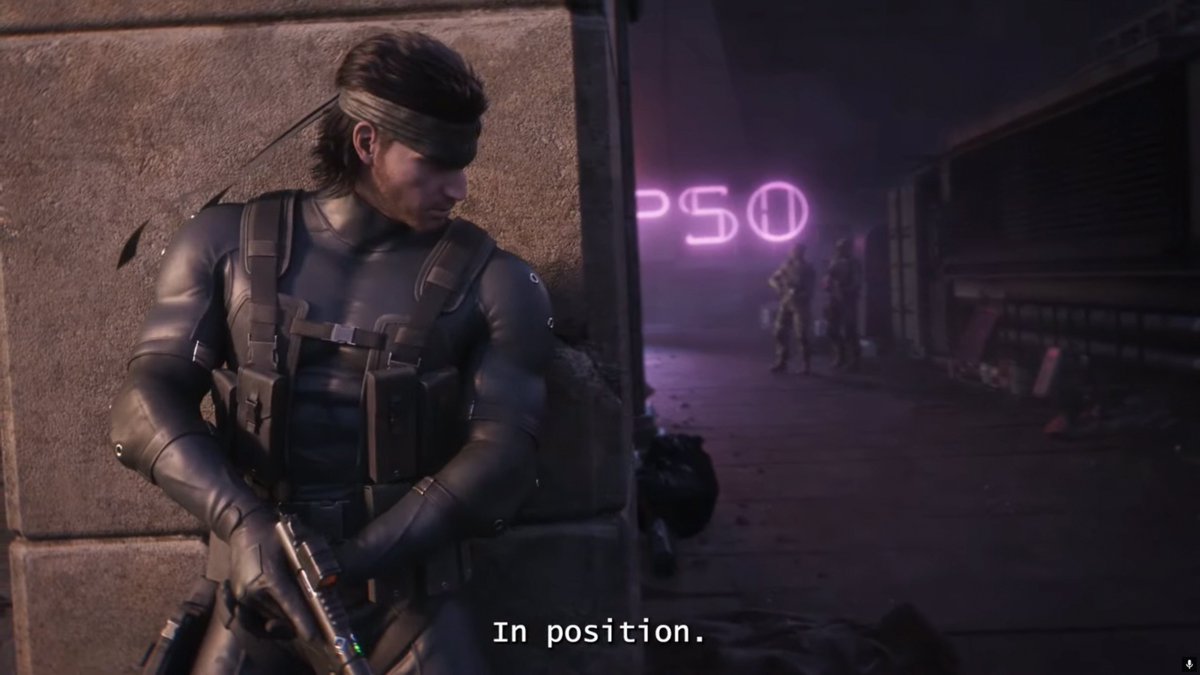 Solid Snake Rip More visuals of Solid Snake in the cinematic from R6.