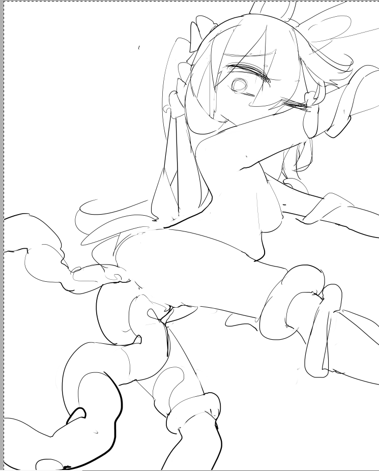 触手妖怪退治に失敗したヨサ 