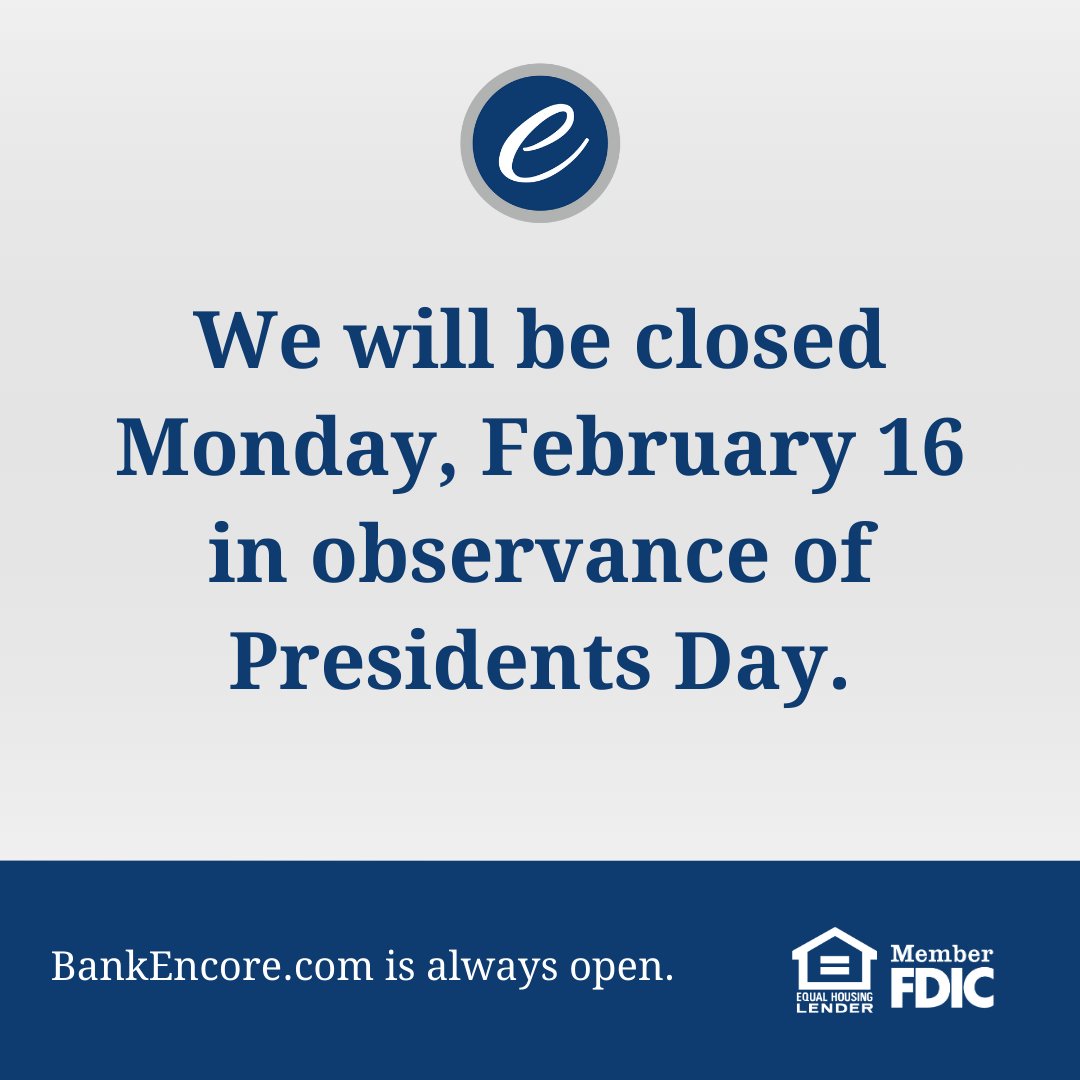 Encore Bank tweet media