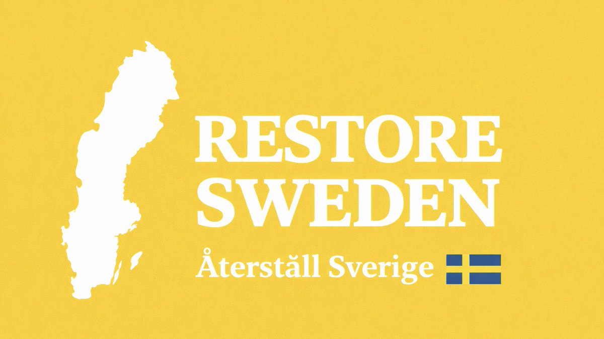 Restore Sweden 🇸🇪 <a href="/jimmieakesson/">Jimmie Åkesson</a>