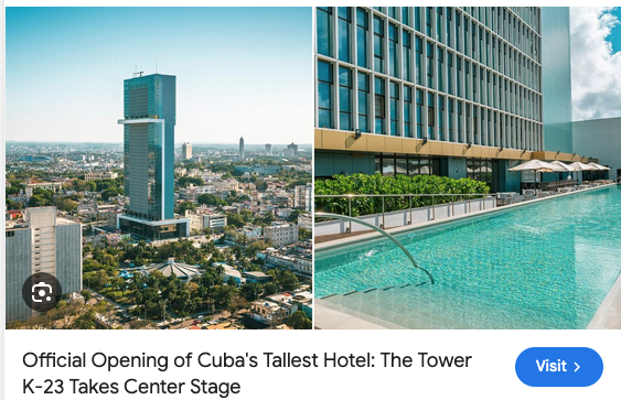 <a href="/CamaradaCuba/">Camarada de Cuba 🔻☭</a> <a href="/DiazCanelB/">Miguel Díaz-Canel Bermúdez</a> <a href="/CubaMINREX/">Cancillería de Cuba</a> <a href="/PartidoPCC/">Partido Comunista de Cuba</a> <a href="/MMarreroCruz/">Manuel Marrero Cruz</a> <a href="/minint_cuba/">MININT_CUBA</a> <a href="/PresidenciaCuba/">Presidencia Cuba 🇨🇺</a> <a href="/GobCuba/">Gobierno de Cuba</a> La embajada americana pagará su cuenta de electricidad!! Quien paga la cuenta de este hotel 5 estrellas, 100% cubano, y vacío!!! #Cuba Hotel que se construyó durante el Covid-19 mientras el pueblo no tenia ni oxigeno!! La dictadura Castro tiene sus prioridades!!! #SOSCuba