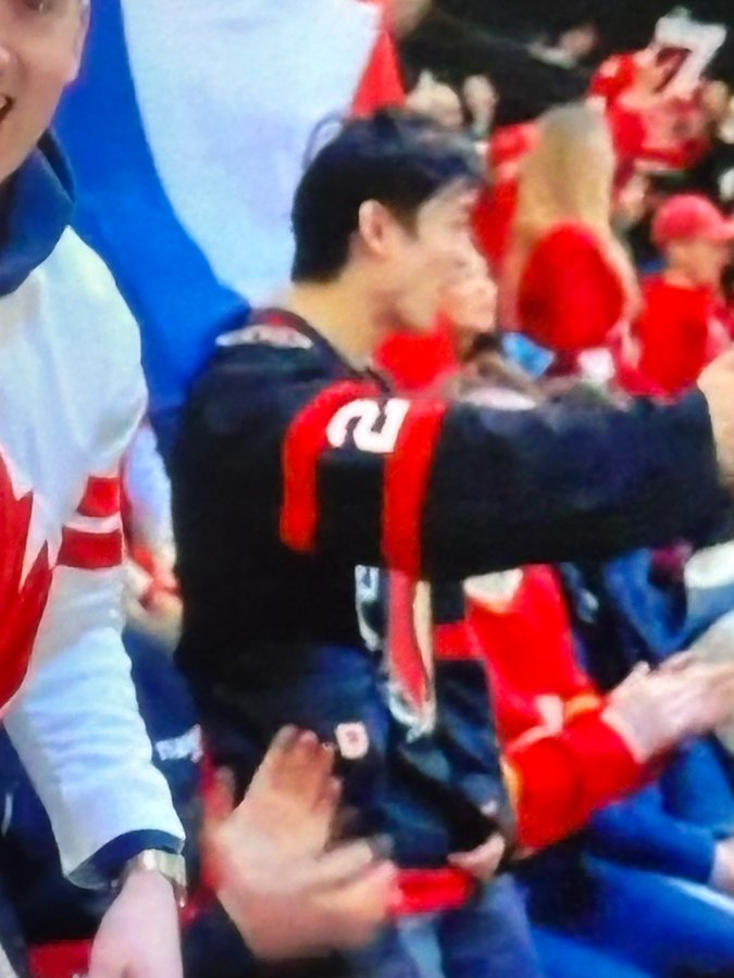 Who is this beauty in the Zub jersey at the Canada/France game? pic courtesy of <a href="/rykman04/">Rykman55</a>