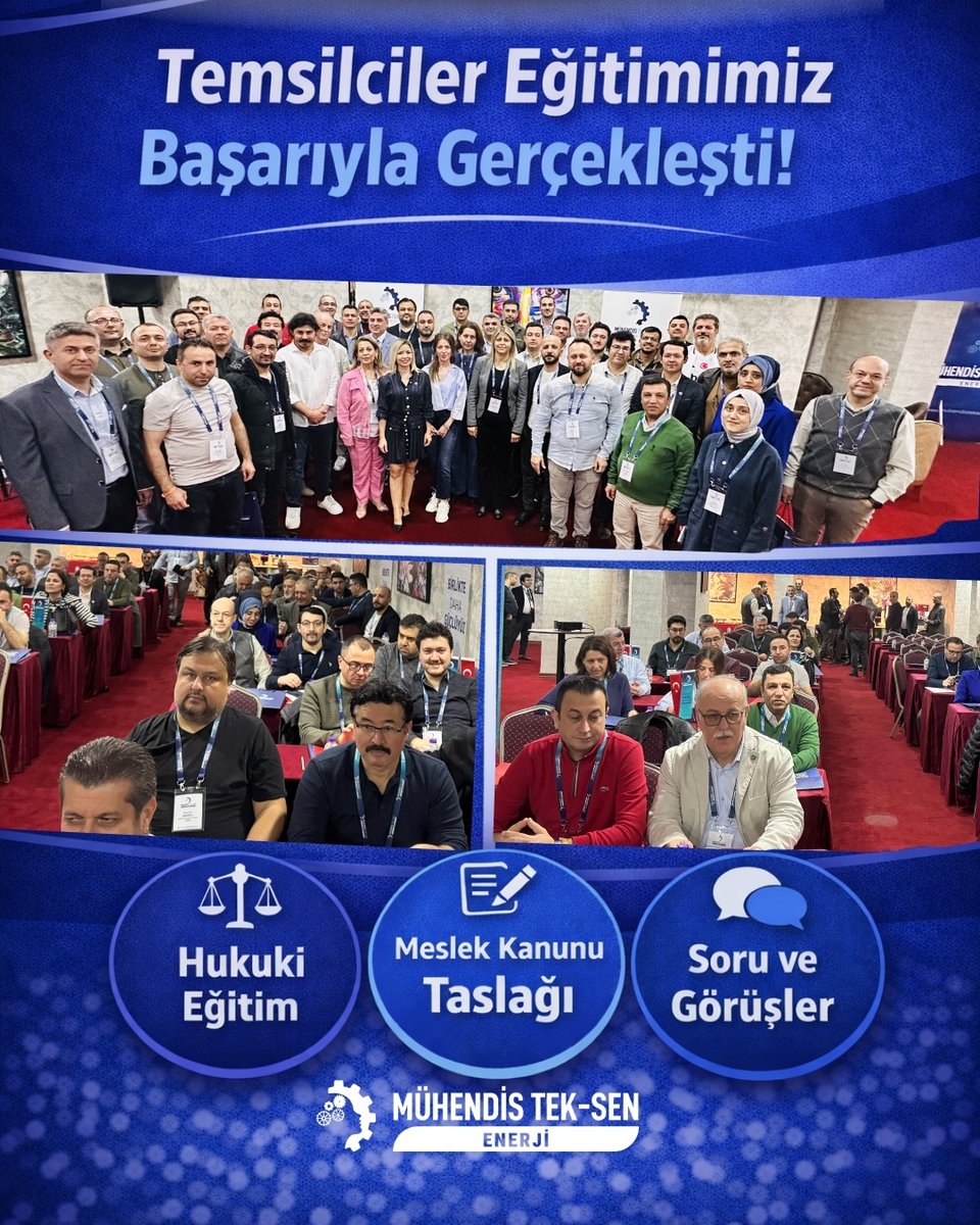 Güçlü temsilci, güçlü teşkilat demektir.

14 Şubat 2026 tarihinde düzenlediğimiz Temsilciler Eğitimimizi başarıyla gerçekleştirdik.

Hukuki eğitim, Meslek Kanunu taslağı, mali haklar, değerlendirmeler ve saha görüşleriyle desteklenen programımız; temsilcilerimizin katkılarıyla