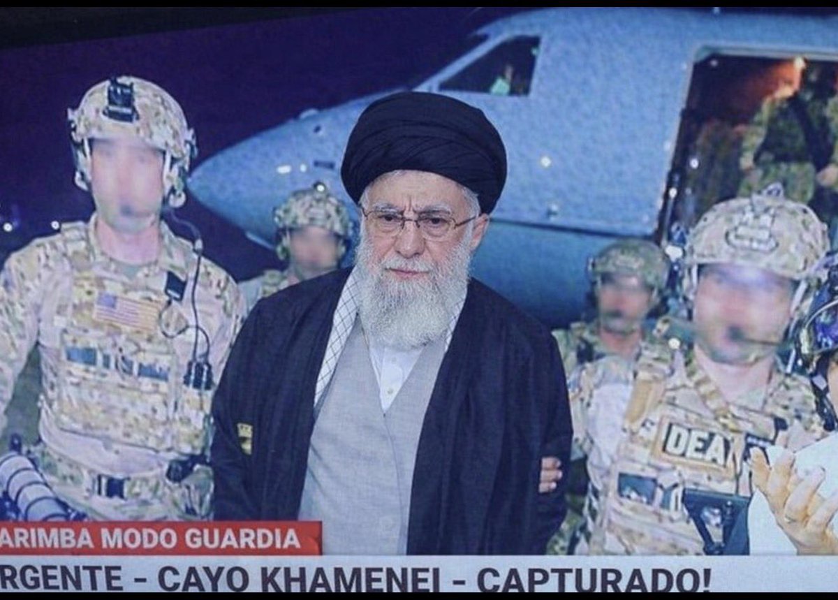 🚨Alert: US Special Forces have been given orders to kill or capture the Ayatollah in his bunker just outside Tehran. Reports are that he’s been there for weeks now, waiting for the US attack!