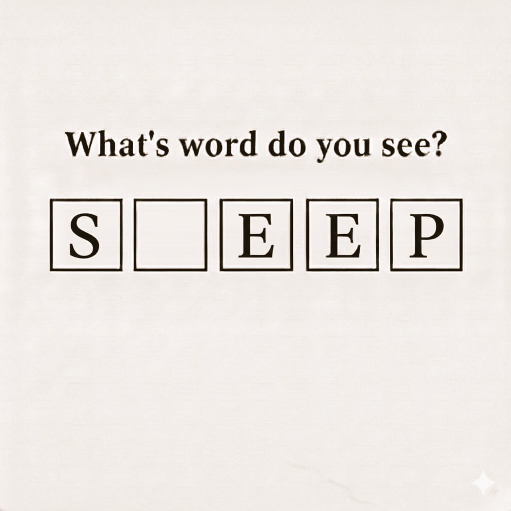 What's word do you see?