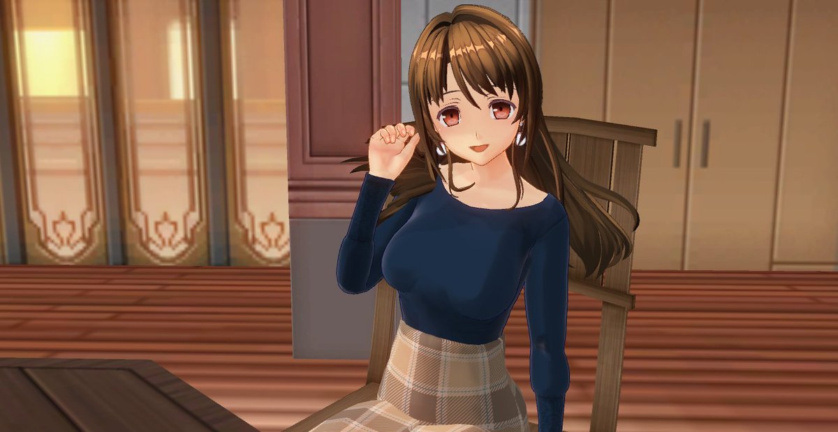 おはようございます。萌香です。
HIRANOさんの「NaNa_ファーアクセサリー」をお借りして、耳に付けてみました♪
ふわふわして可愛いです♡
#COM3D2 
#栗原萌香