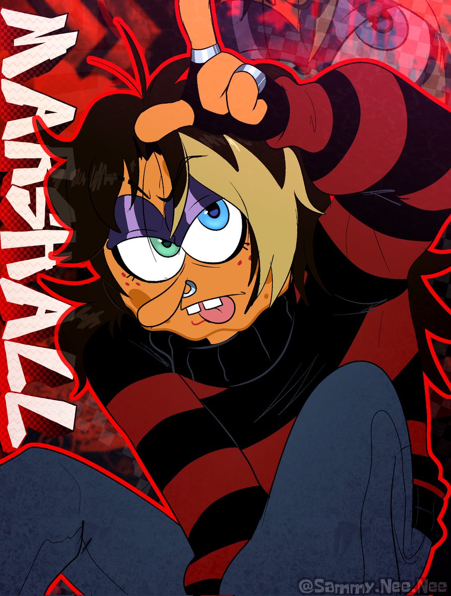 sammy_nee_nee's tweet photo. Marsh!!
I want to post my OC here too! his name is Marshall! He is one of Spongebobs cousin after Stanley!
He is like the Emo Cousin!
he is a guitarist in a small band and He works as a cleaner at the Krusty Krab!
#spongebob #spongebobOC #SBSP #spongebobsquarepants https://t.co/4KLDq9LJdR