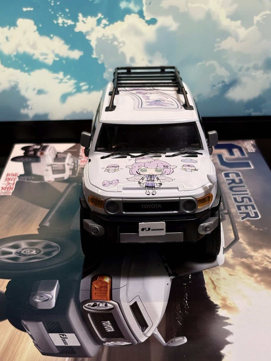 yu_____yu_____'s tweet photo. #めこ丸隊
#みてみて山田
#hagume
#みりプラ
#めこ生
#フジミ模型
#CARNEXT
#車NEXT
#FJクルーザー
#プラモデルライフ
#プラモデル
#痛車
#プラモde痛車
ニチヨナカ
今日はもう一つ!
クリアコート前まで完成
隊長!めこ丸隊の皆様へ!!
プラモ痛車は面白いです
つぎは、ぜひ、ねるちゃんでいくか!!
