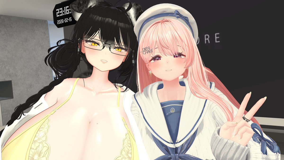 でんちゃんとおひさ～～! 体調崩してたみたいで元気無かったから心配だった…! 