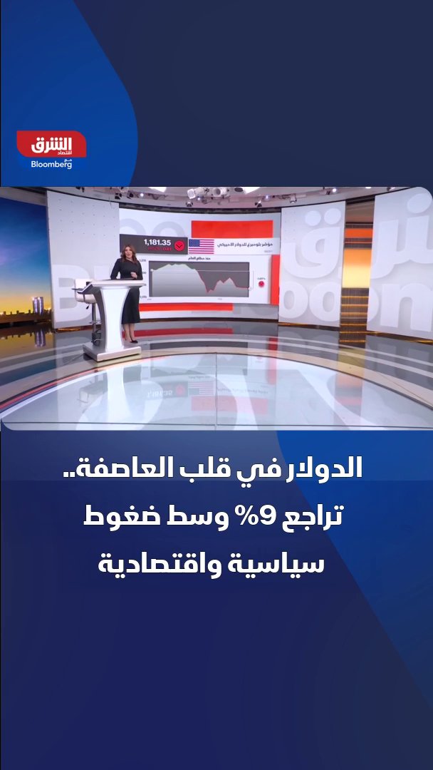 الدولار في قلب العاصفة.. تراجع 9% وسط ضغوط سياسية واقتصادية -العملة الأميركي سجلت أدنى مستوى منذ مارس 2022 وسط ضغوط سياسية وتوقعات خفض الفائدة 