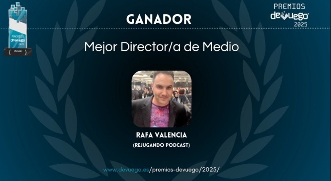 VAMOS!! enhorabuena a todo el equipo y comunidad de <a href="/ReJugando/">Rejugando Podcast🕹️</a>, a <a href="/RaffaValencia/">𝓡𝓪𝓯𝓯𝓪 𝓥𝓪𝓵𝓮𝓷𝓬𝓲𝓪 💎ℝ𝔼𝕁𝕌𝔾𝔸ℕ𝔻𝕆💎</a> y a los que han votado por nosotros.

LOS MEJORES!!